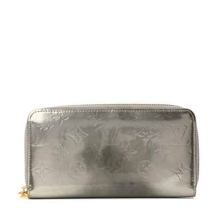Louis Vuitton Vernis Zippy Wallet Gris Metal 1 of 8