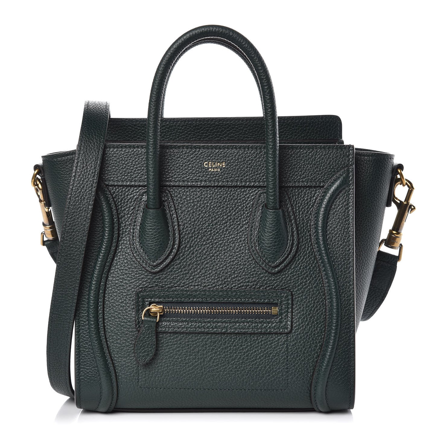 Drummed Calfskin Nano Luggage Amazone