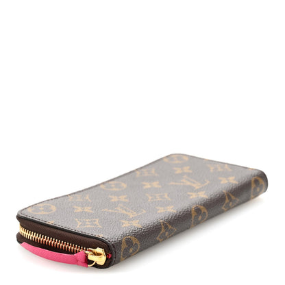 Louis Vuitton Monogram Clemence Wallet Fuchsia 4 of 9