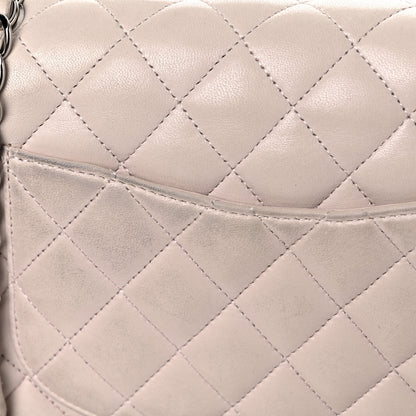 Chanel Lambskin Quilted Medium Double Flap Light Pink 23 of 26