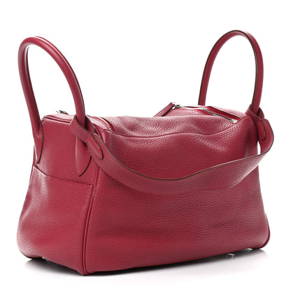 Hermes Taurillon Clemence Lindy 30 Rubis 3 of 10