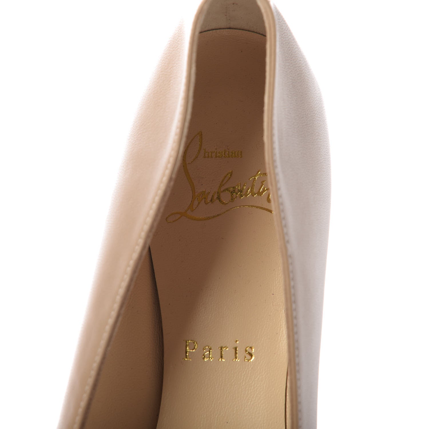 Christian Louboutin Nappa Eloise Flats 40.5 Nude 7 of 9