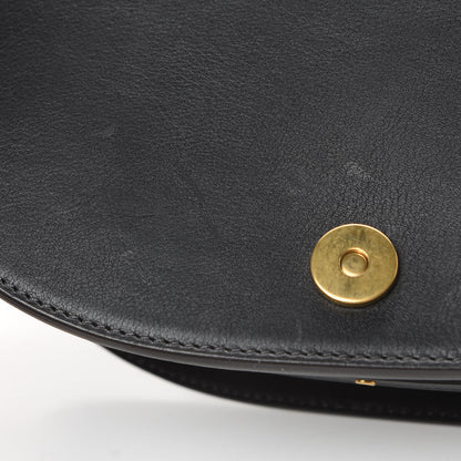Chloe Calfskin Suede Medium Nile Bracelet Bag Black 11 of 14