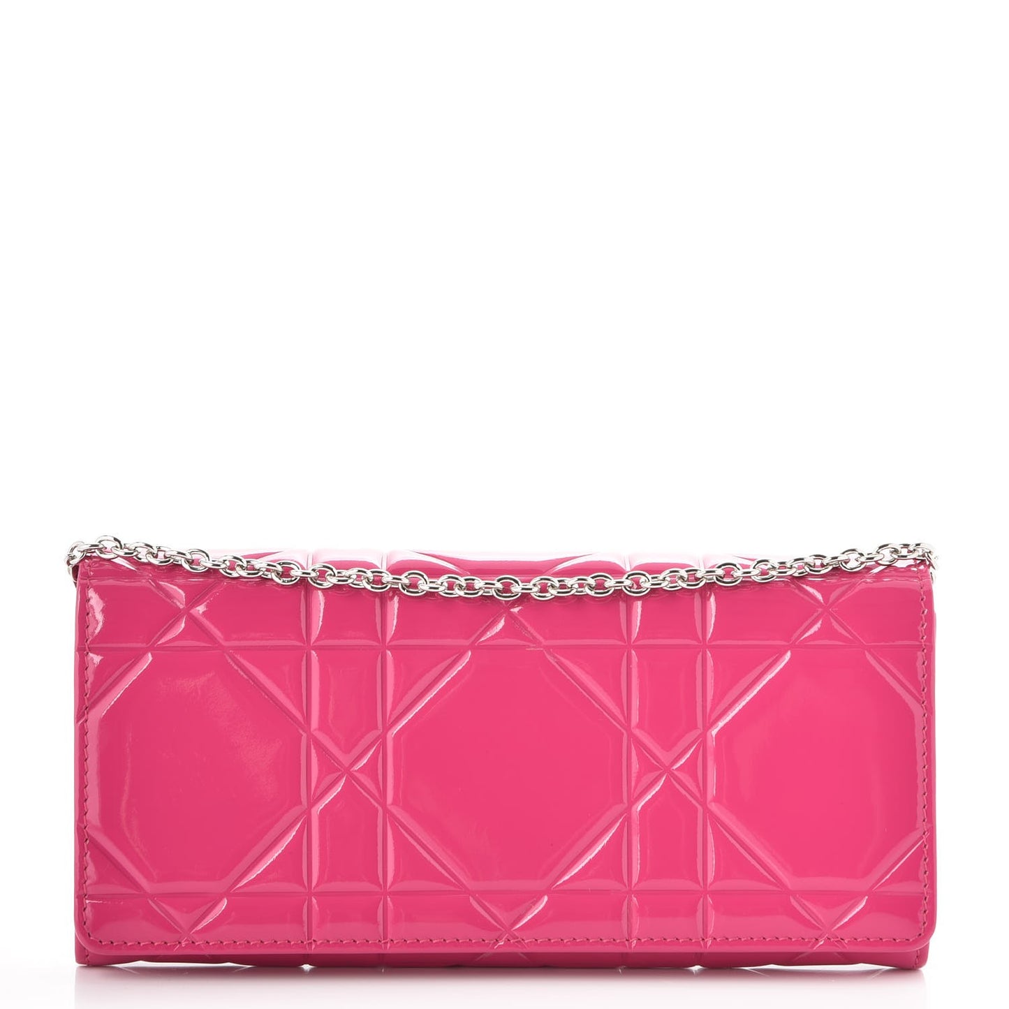 Patent Cannage Rendez-vous Chain Wallet Fuchsia