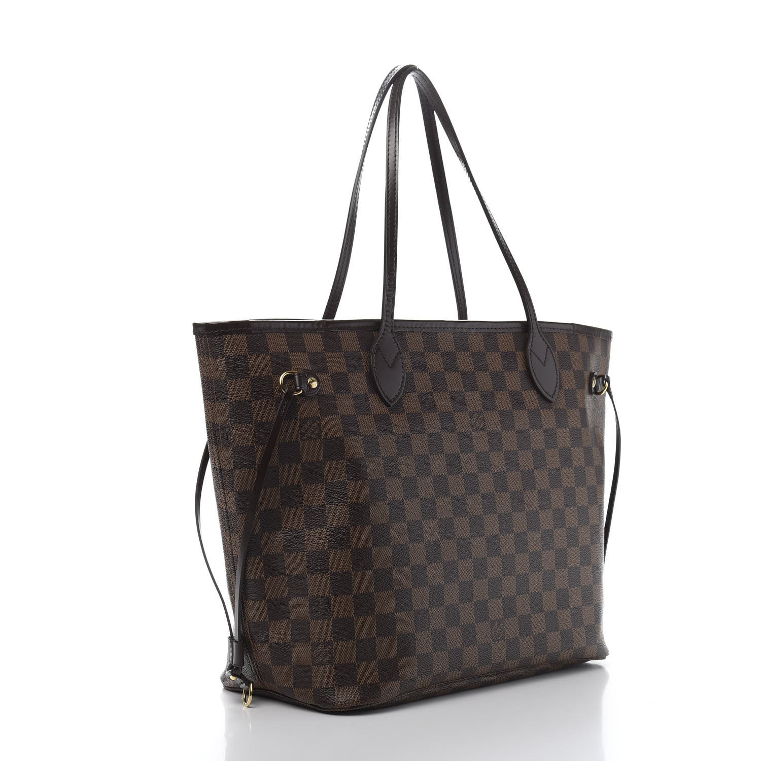 Louis Vuitton Damier Ebene Neo Neverfull MM Rose Ballerine 4 of 15