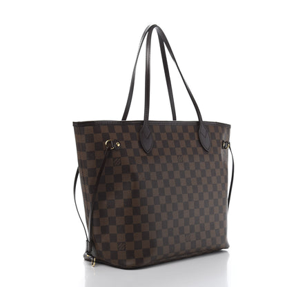 Louis Vuitton Damier Ebene Neo Neverfull MM Rose Ballerine 4 of 15