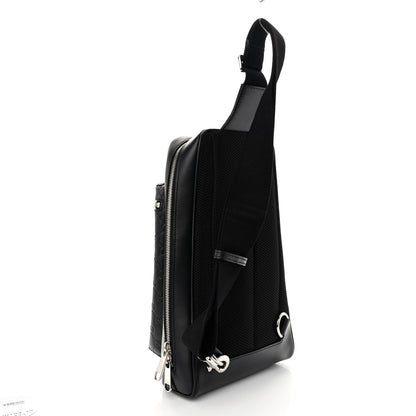 Gucci Guccissima Sling Backpack Black 3 of 9