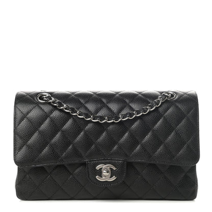Chanel Caviar Quilted Medium Double Flap Black 1 of 11