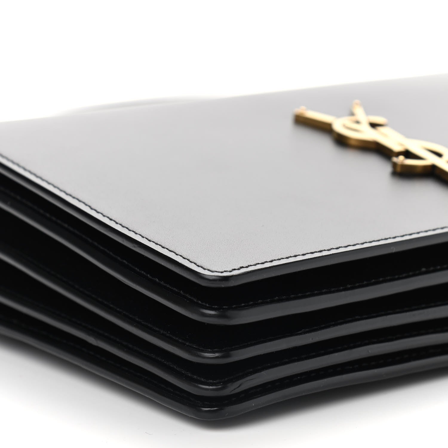 Saint Laurent Smooth Calfskin Shoulder Bag Black 5 of 9