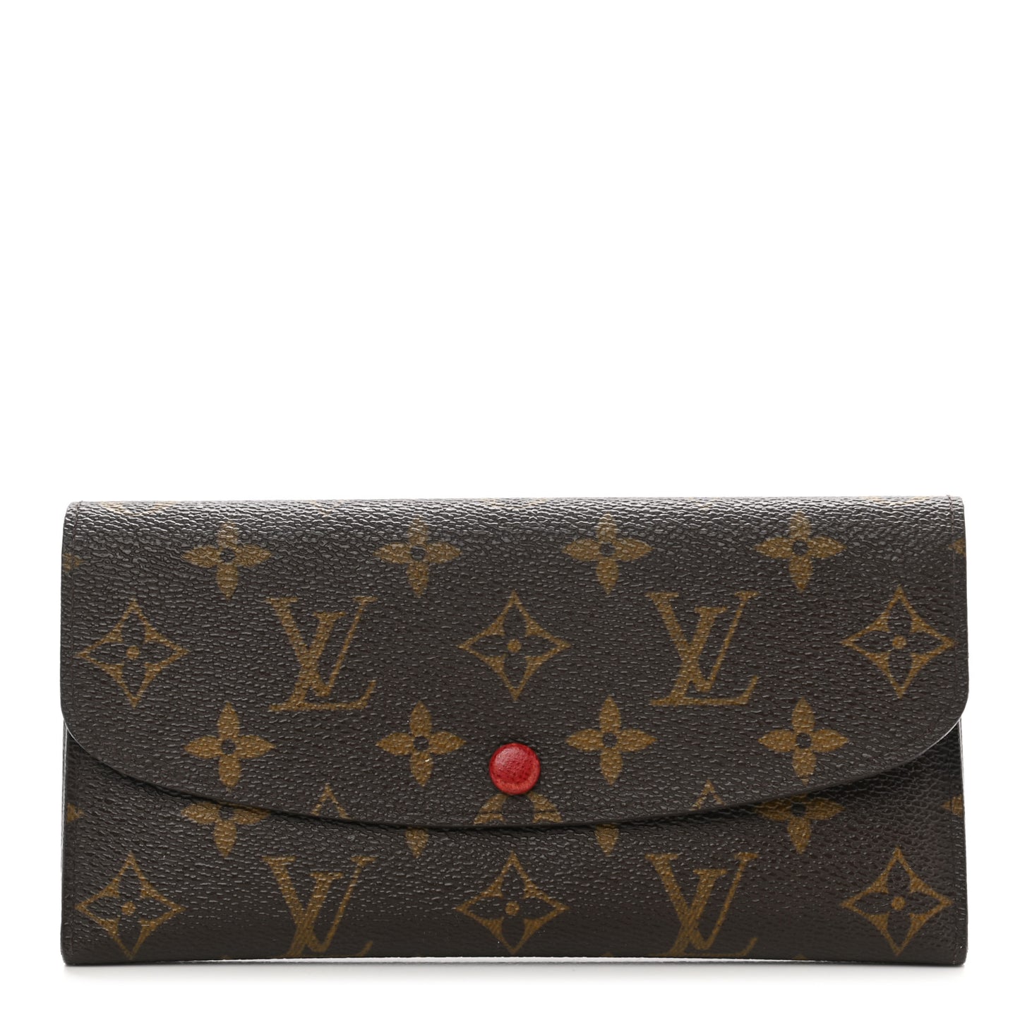 Monogram Emilie Wallet Red