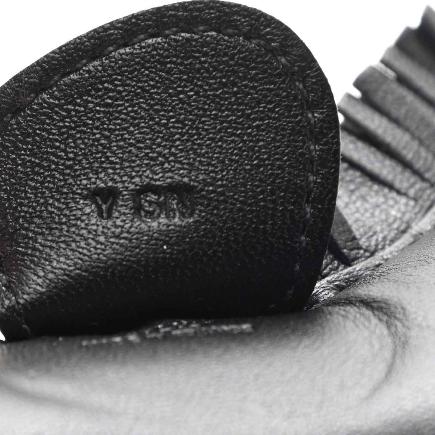 Milo Lambskin Grigri Rodeo Horse Bag Charm MM So Black