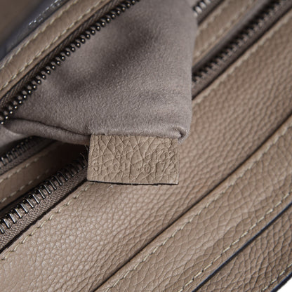 Celine Drummed Calfskin Micro Luggage Dune 7 of 11