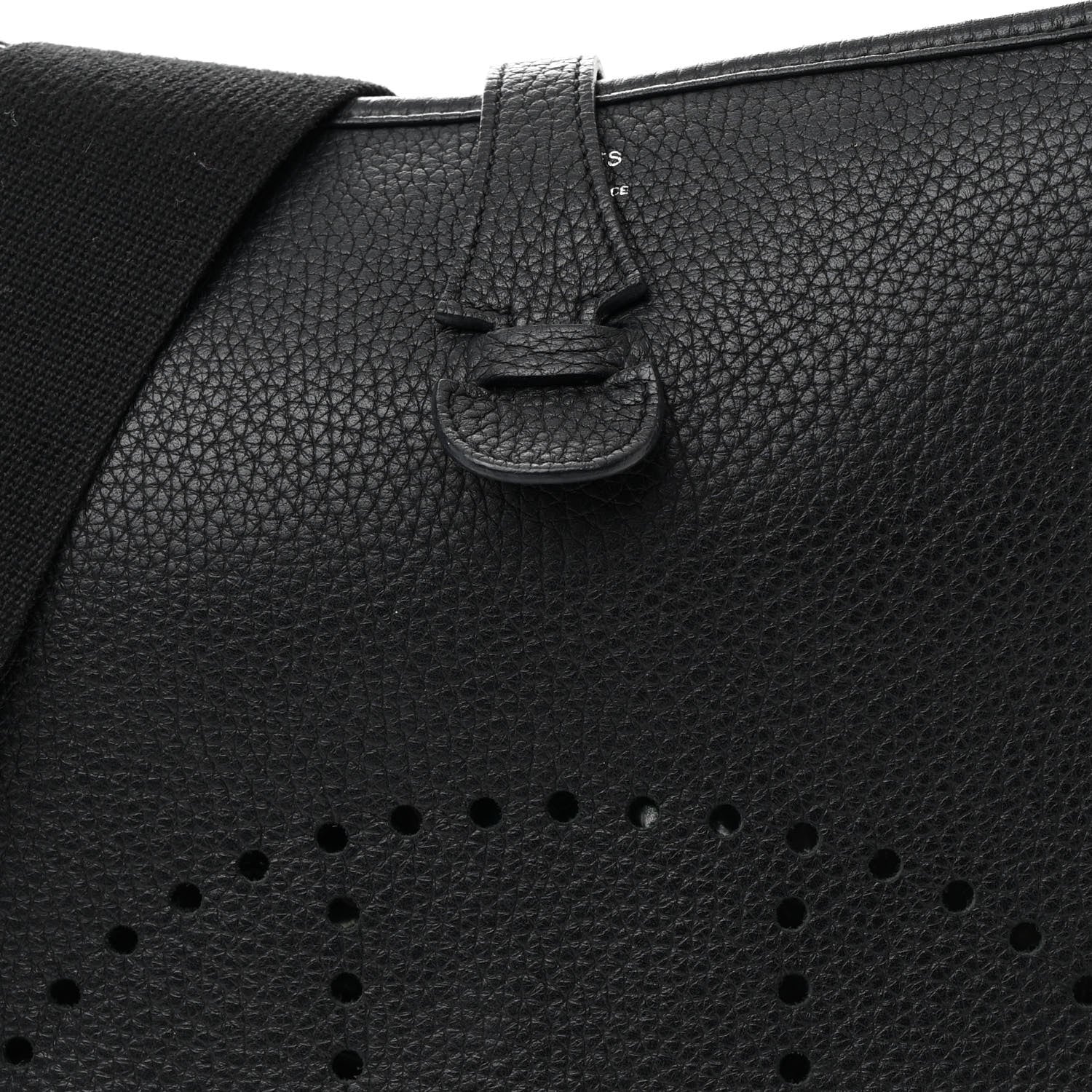Hermes Taurillon Clemence Evelyne III PM Black 8 of 14