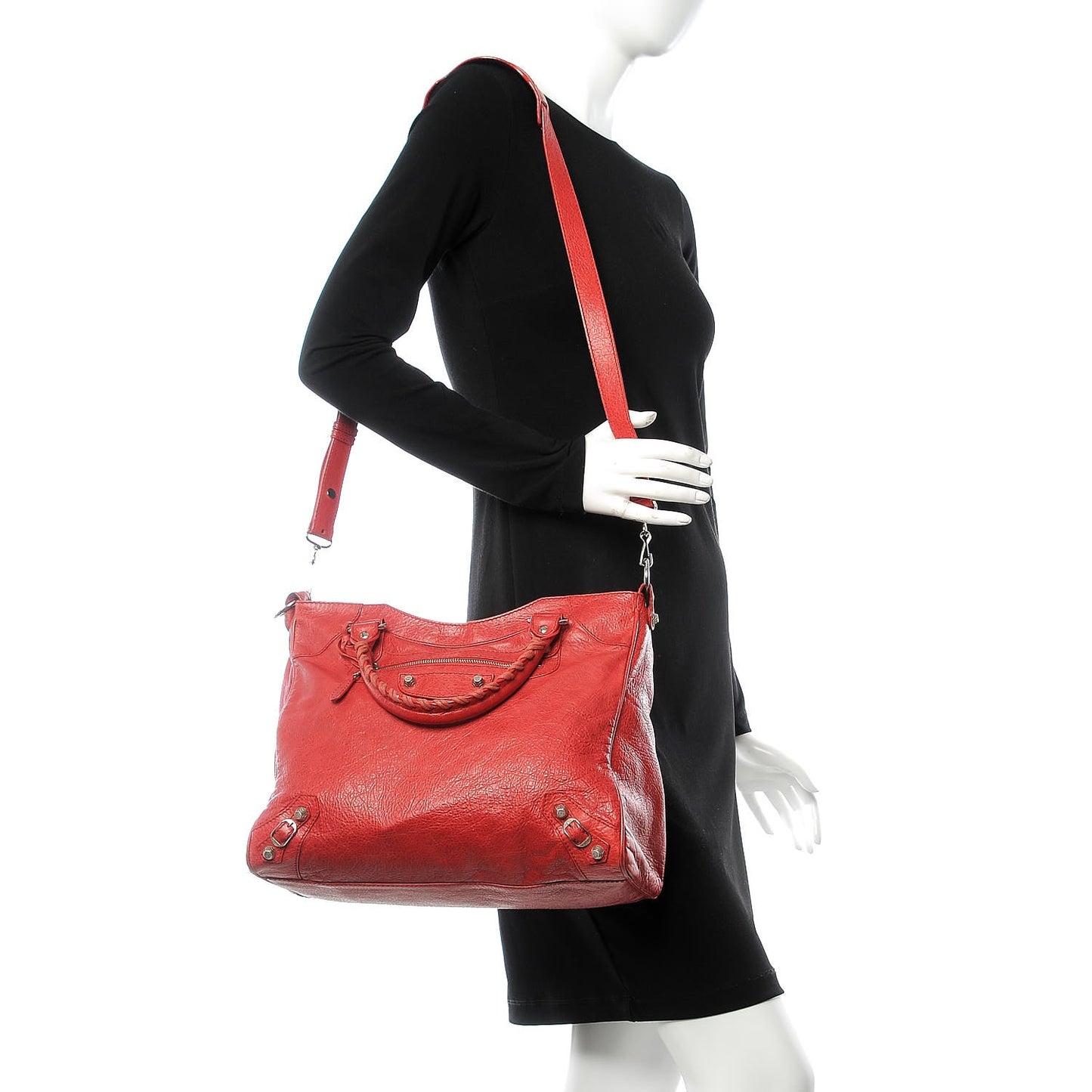 Agneau Giant 12 Silver Hardware Velo Coquelicot Coquelicot