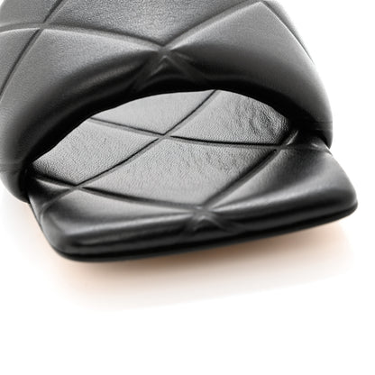 Bottega Veneta Nappa Quilted Rubber Lido Flat Sandals 36 Black 9 of 9