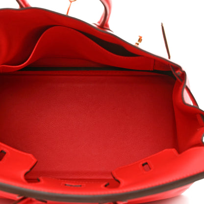 Hermes Swift Birkin 25 Rouge Tomate 5 of 12