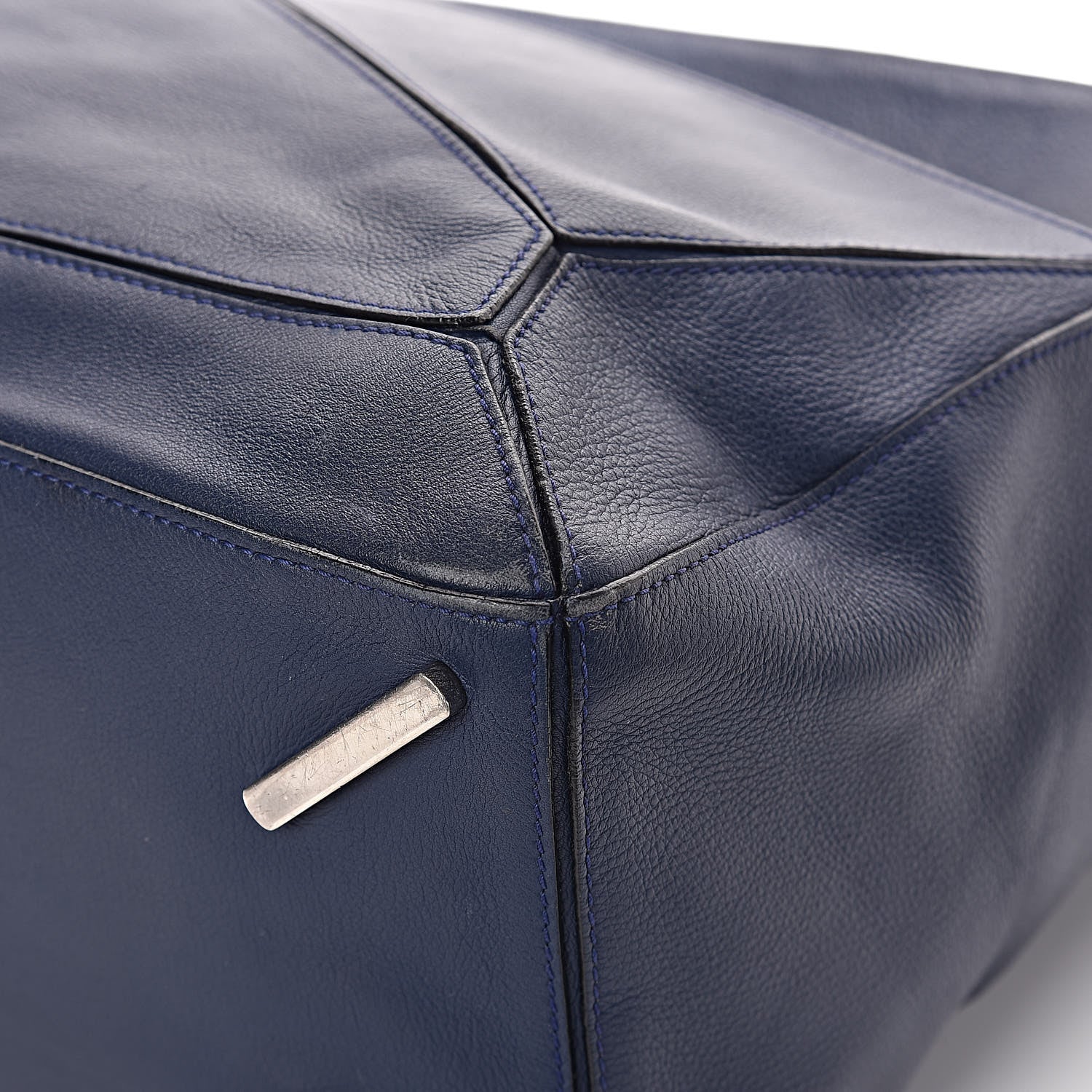Loewe Calfskin Large Puzzle Bag Deep Blue 10 of 10