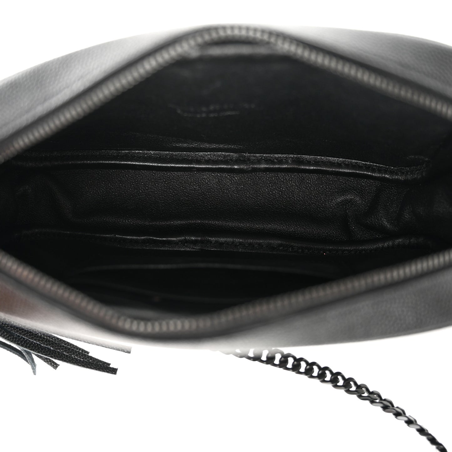 Grain De Poudre Matelasse Monochrome Monogram Mini Lou Camera Bag Black