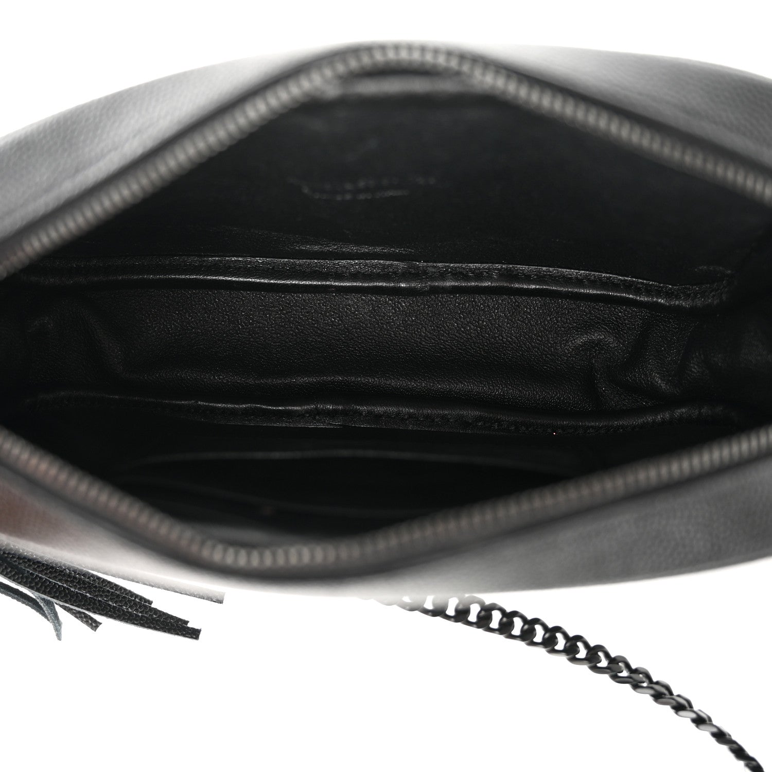 Saint Laurent Grain De Poudre Matelasse Monochrome Monogram Mini Lou Camera Bag Black 5 of 11