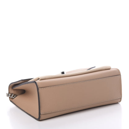 Louis Vuitton Soft Calfskin Mylockme Chain Bag BB Papyrus Creme 3 of 9