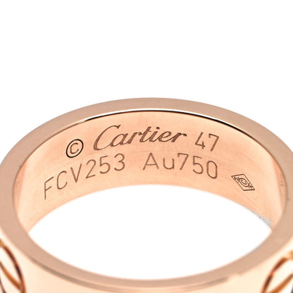 Cartier 18K Pink Gold 5.5mm LOVE Ring 47 4 3 of 5
