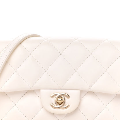 Chanel Lambskin Quilted Mini My Precious Flap White 10 of 11