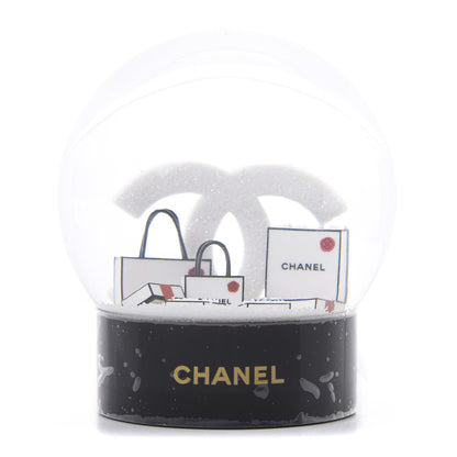 Chanel Glass CC Shopping Bag Snow Globe 1 of 6