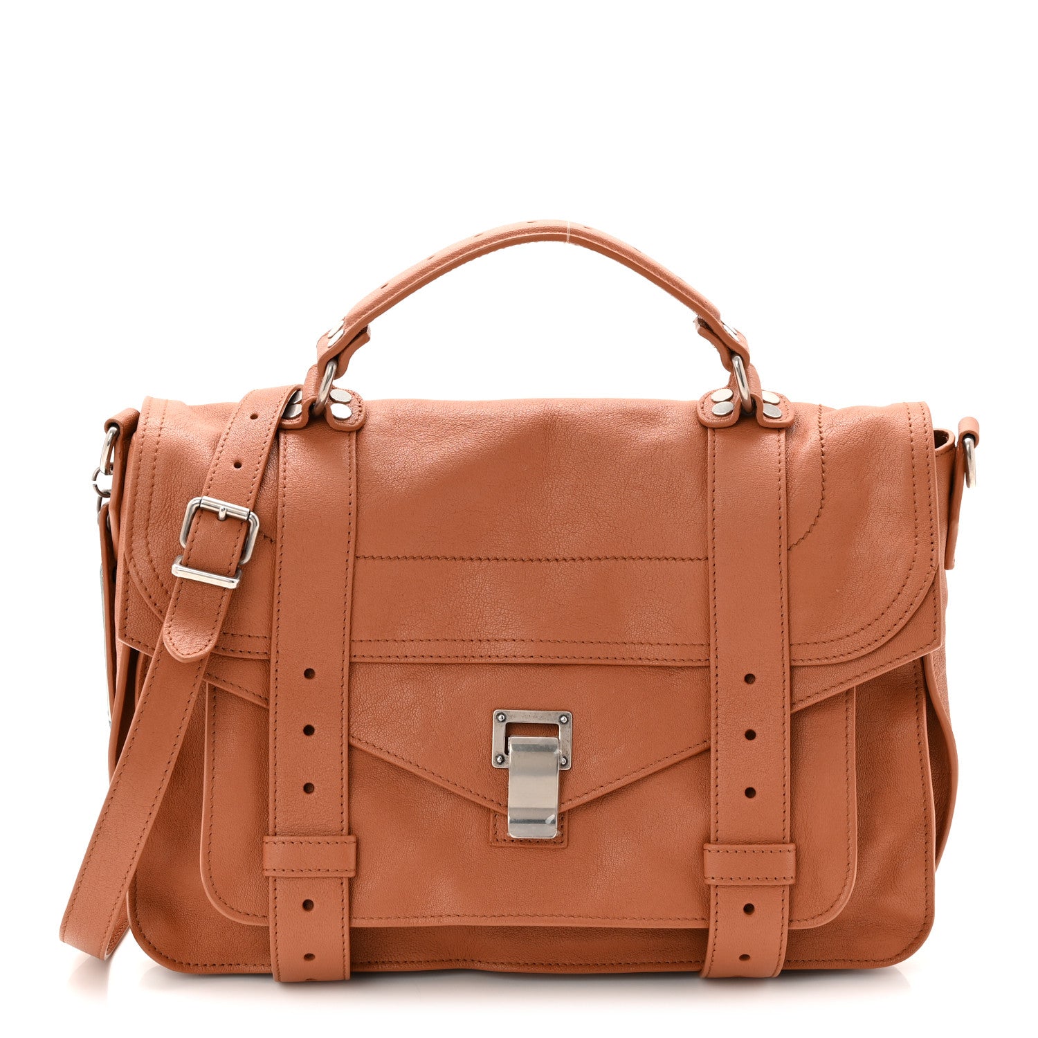 Proenza Schouler Lambskin Medium PS1 Satchel Dune 1 of 10