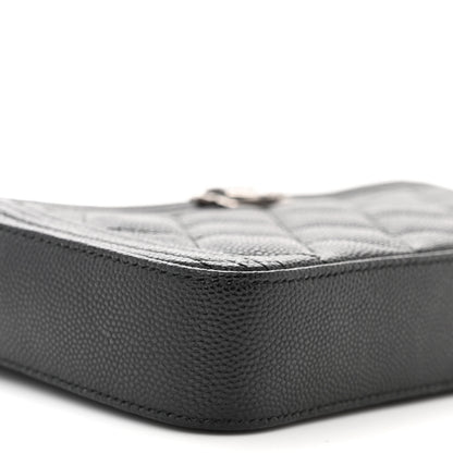 Chanel Caviar Quilted Small Boy Clutch With Chain Black 10 of 12