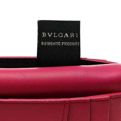 Bulgari Serpenti Calfskin Forever Card Case Coral 6 of 9