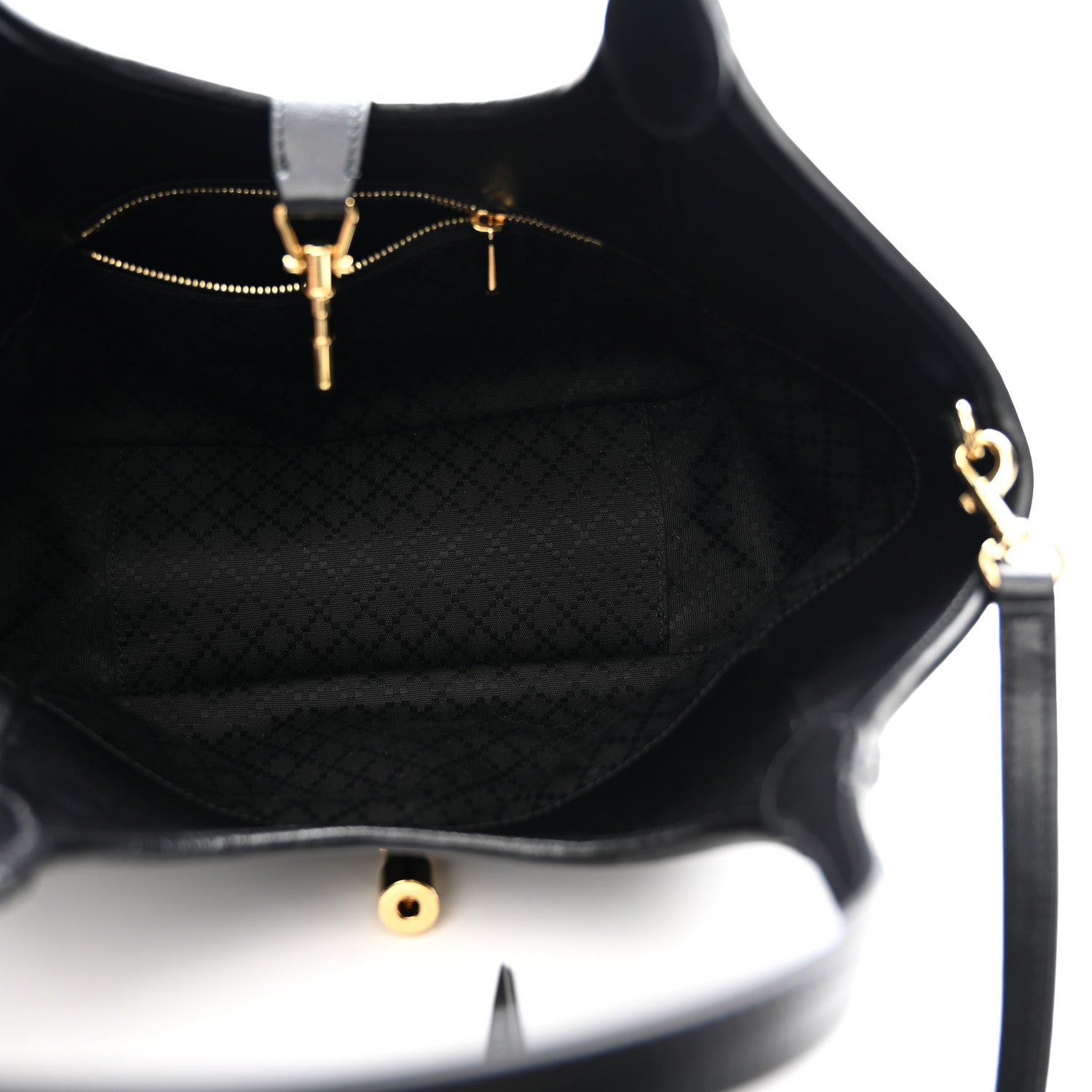 Gucci Soft Calfskin Small Mercato Tote Bag Black 5 of 12