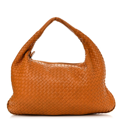 Bottega Veneta Nappa Intrecciato Large Veneta Hobo Ochre 1 of 19