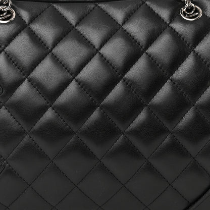 Chanel Calfskin Quilted Large Cambon Bowler Black 8 of 10