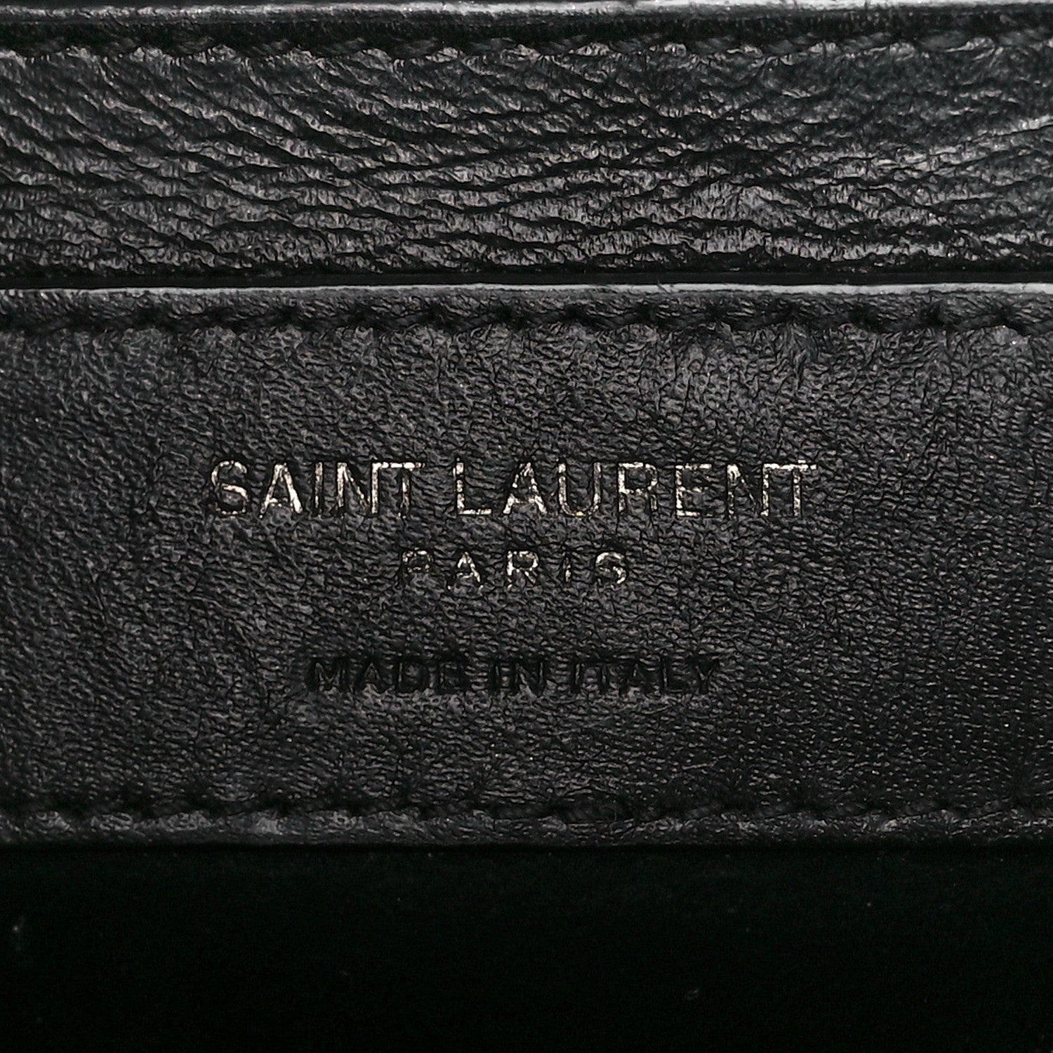 Saint Laurent Grain De Poudre Textured Mixed Matelasse Triquilt Medium Monogram Monochrome Satchel Black 8 of 12
