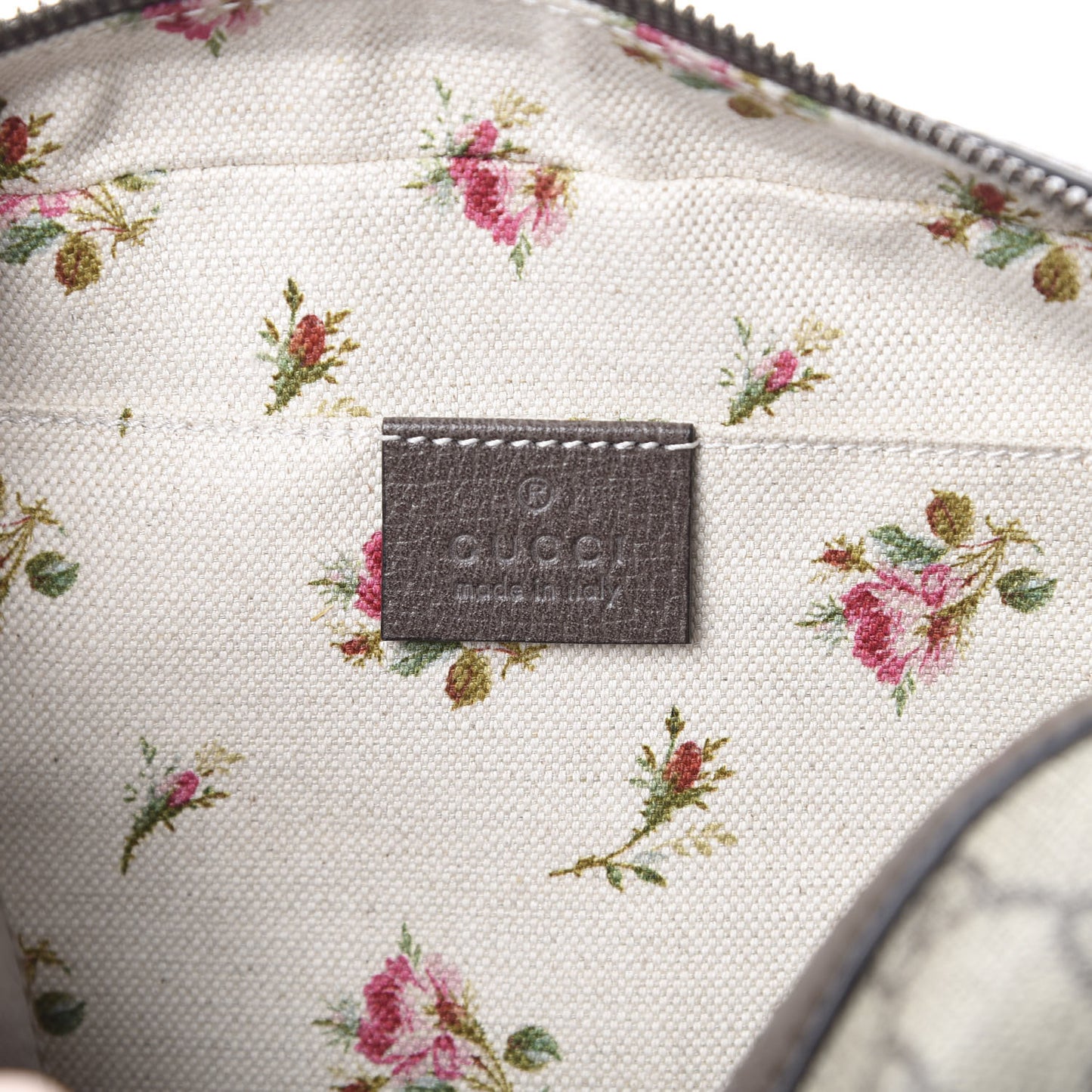 GG Supreme Monogram Web Neo Vintage Shoulder Bag Beige New Acero Crop