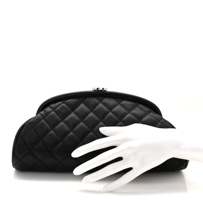 Chanel Caviar Quilted Timeless Clutch Black 2 of 8