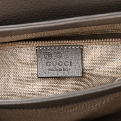 Gucci Dollar Calfskin Interlocking G Top Handle Shoulder Bag Loess 5 of 7