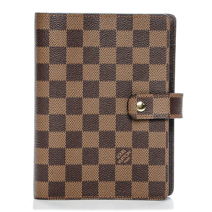 Louis Vuitton Damier Ebene Medium Ring Agenda Cover 1 of 6