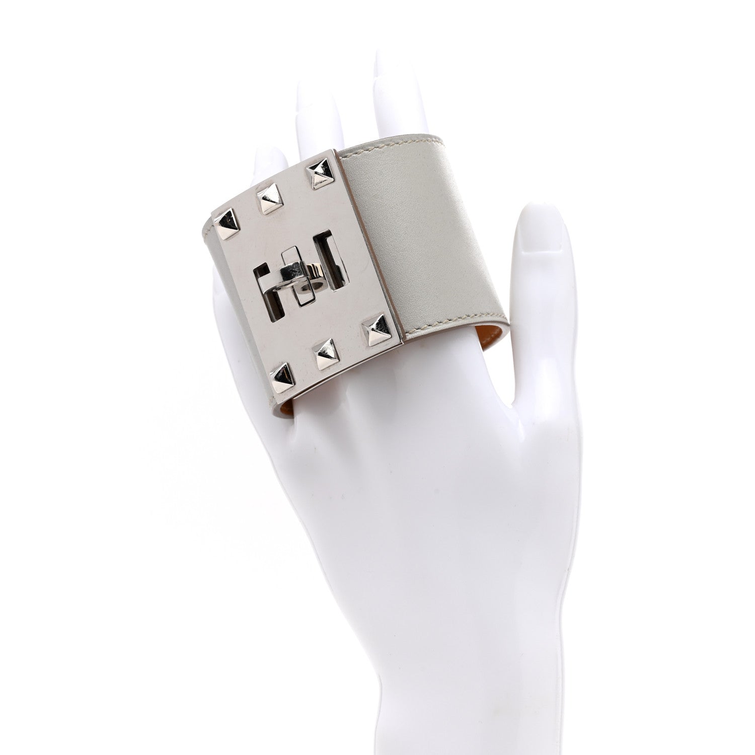 Hermes Swift Extreme Kelly Bracelet L Gris Perle 2 of 7