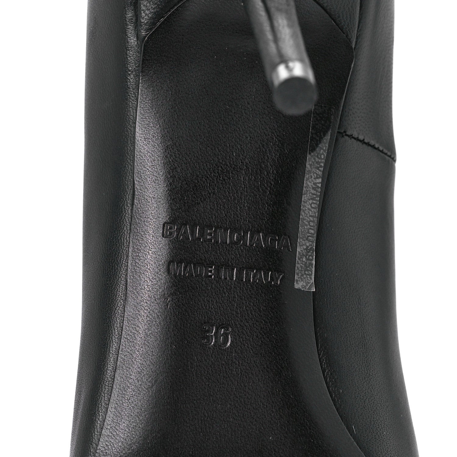 Balenciaga Nappa Square Knife 80mm Pumps 36 Black 6 of 9