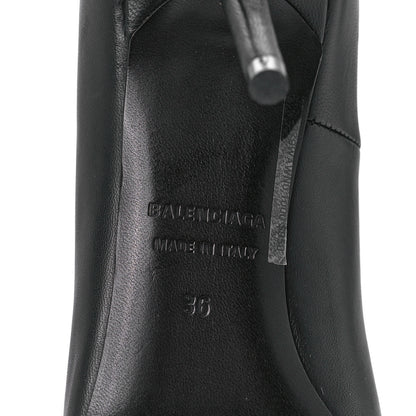 Balenciaga Nappa Square Knife 80mm Pumps 36 Black 6 of 9