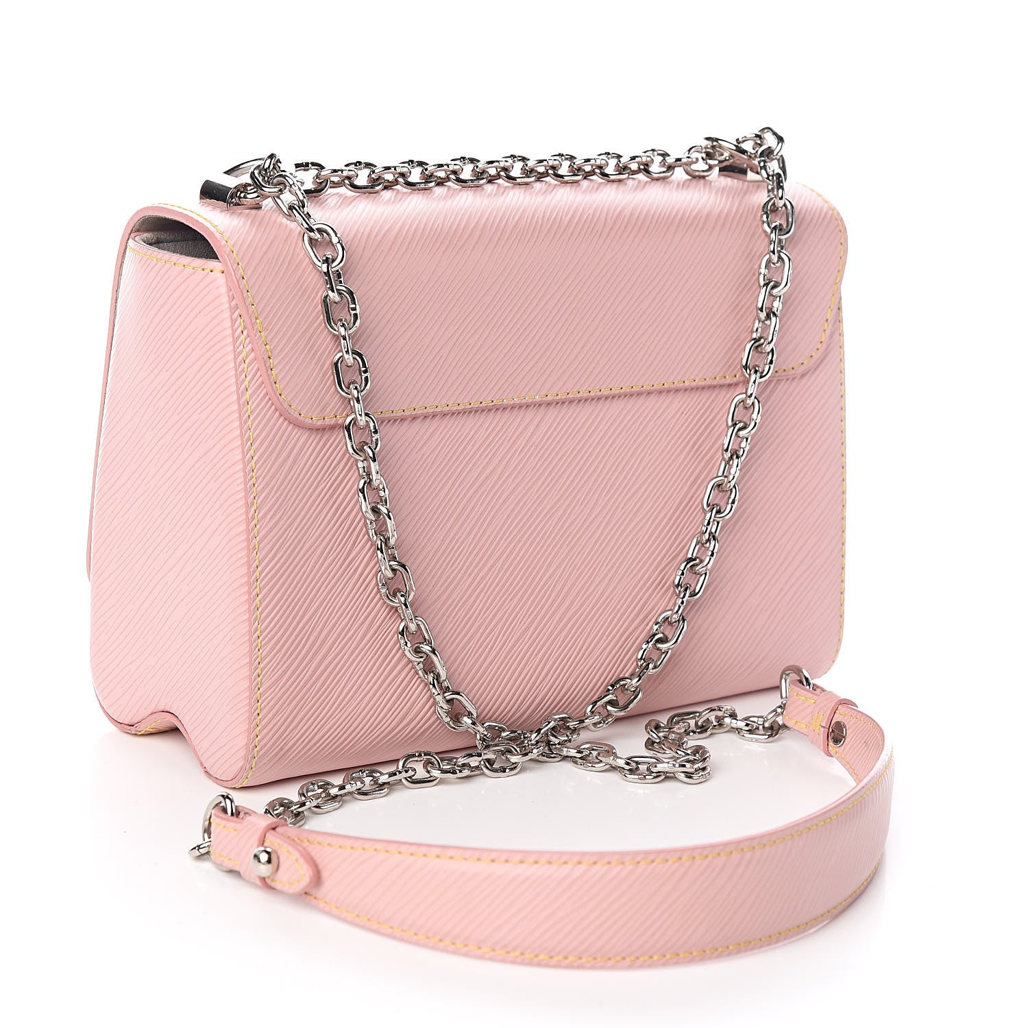 Louis Vuitton Epi Twist Shoulder Bag MM Rose Ballerine 3 of 11