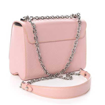 Louis Vuitton Epi Twist Shoulder Bag MM Rose Ballerine 3 of 11