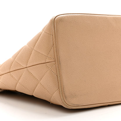 Chanel Caviar Quilted Medallion Tote Beige 9 of 11