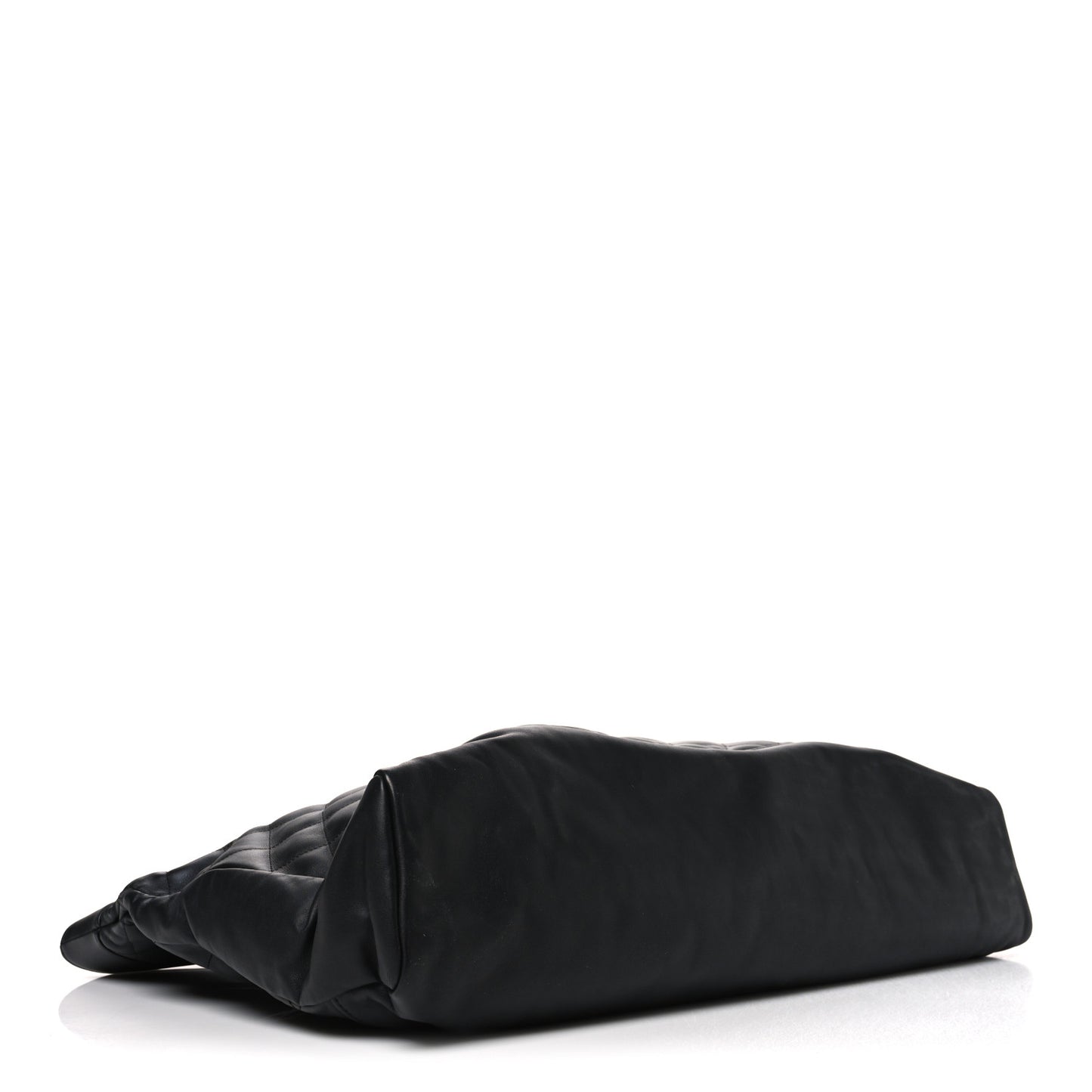 Lambskin Quilted Large 31 Shopping Bag Black