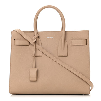 Saint Laurent Grained Calfskin Small Sac De Jour Nude Powder 1 of 16