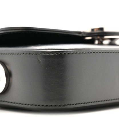 Gucci Senna Calfskin Petite GG Top Handle Shoulder Bag Black 9 of 13