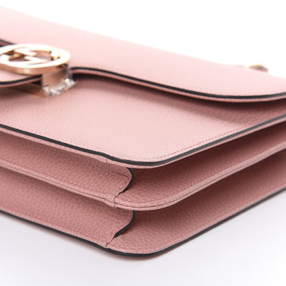Gucci Dollar Calfskin Interlocking G Shoulder Bag Soft Pink 9 of 9