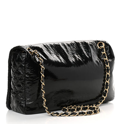 Chanel Vinyl Medium Rock and Chain Flap Black 3 of 9