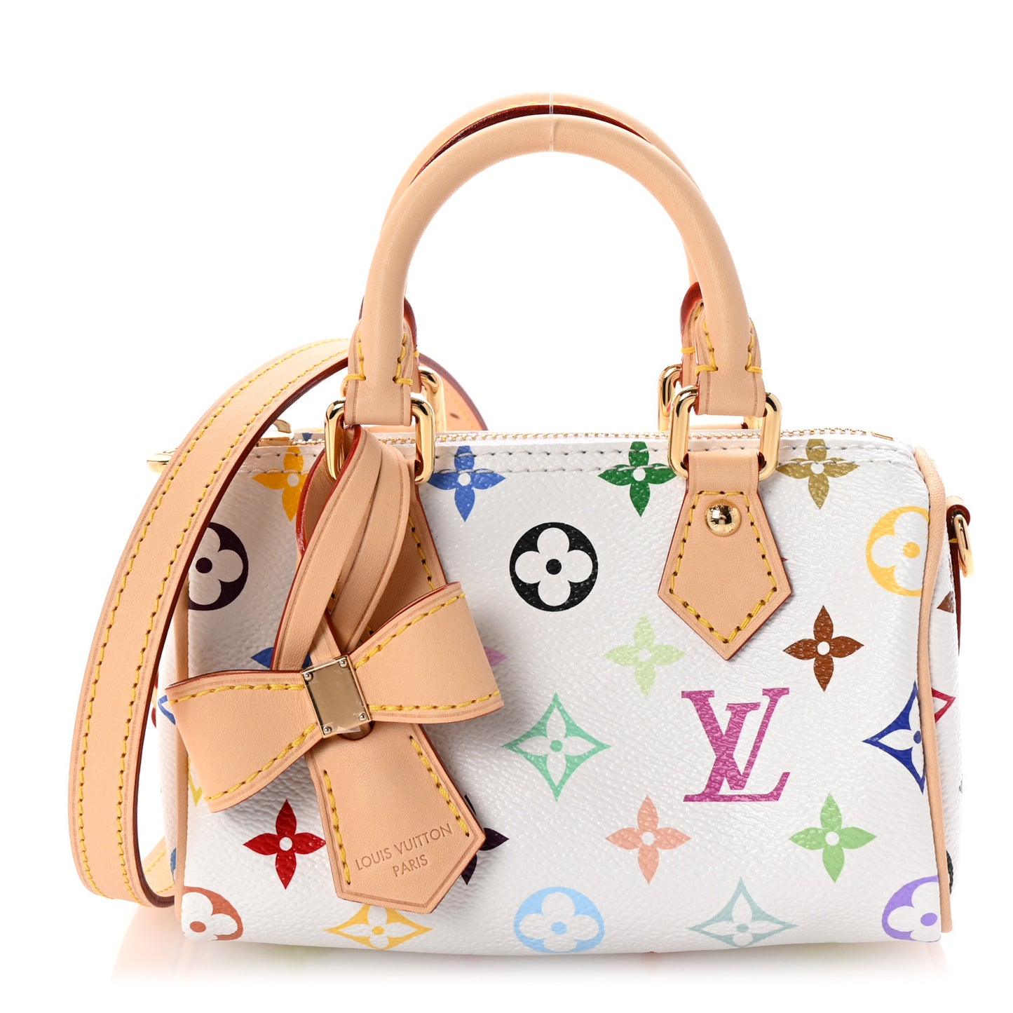 LV X TM Monogram Multicolor Nano Speedy White